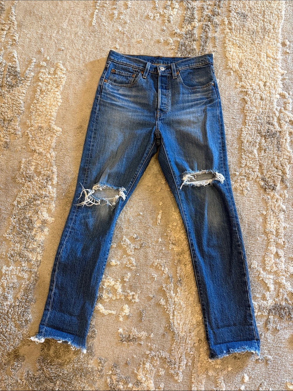 Levi’s 501 Distressed Women’s Jeans